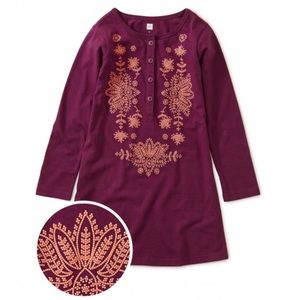 Tea Collection Henley Graphic Dress